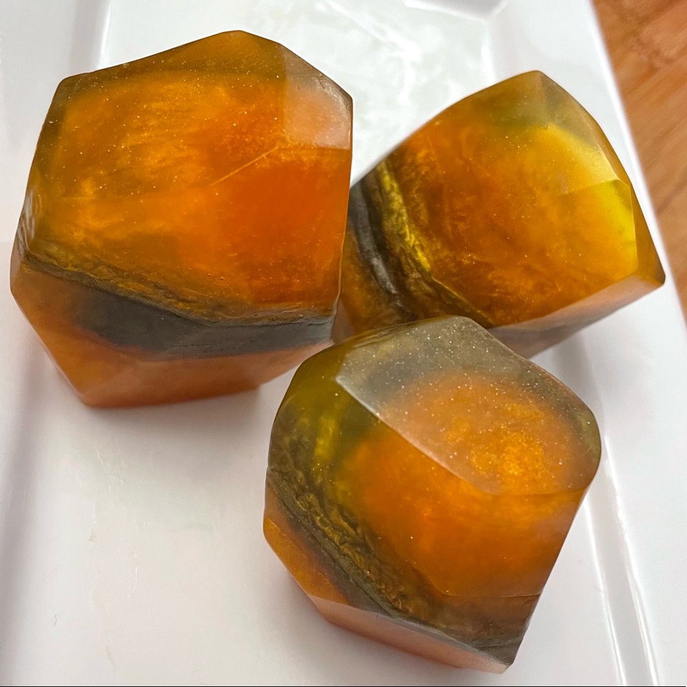 Topaz Crystal Glycerine Soap Rocks